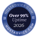 Over 99% Uptime 2026